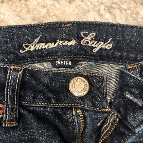 AMERICAN EAGLE Denim Shorts Stretch 2 - Picture 3 of 8